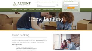 
                            1. Home Banking - Argent Credit Union