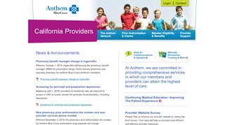 
                            11. Home | California Provider - Anthem Blue Cross