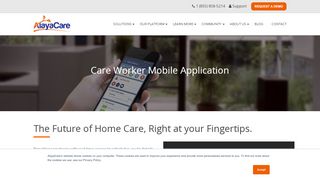 
                            2. Home Care Mobile App | Home Care Software - AlayaCare