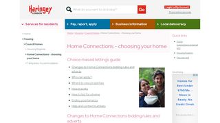 
                            1. Home Connections - choosing your home | Haringey Council