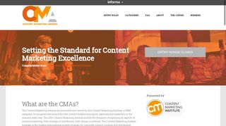 
                            6. Home - Content Marketing Awards