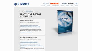 
                            10. Home & Corporate downloads - F-PROT …