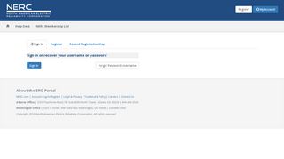 
                            5. Home · Customer Portal - ERO Portal - NERC