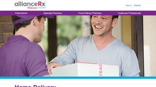 
                            3. Home Delivery | AllianceRx Walgreens Prime