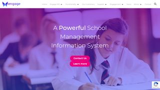 
                            4. Home - Engage school management information system