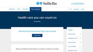 
                            9. Home | Healthy Blue Louisiana Medicaid