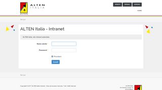 
                            9. Home - Intranet aziendale Alten Italia [2018]