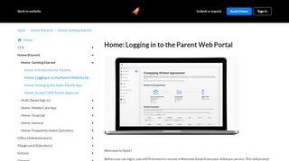
                            4. Home: Logging in to the Parent Web Portal – Xplor