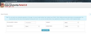 
                            3. Home | Madhya Pradesh Scholarship Portal 2.0