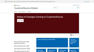 
                            4. Home - Microsoft Dynamics CustomerSource Global