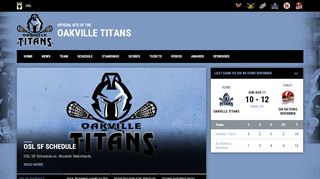 
                            8. Home - Oakville Titans