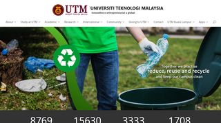 
                            9. Home | Official Web Portal of Universiti Teknologi Malaysia