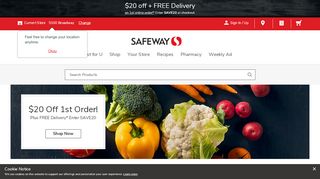 
                            5. Home - Online Grocery Delivery | Safeway