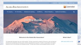 
                            1. Home Page - Alaska Bar Association - Information about the ...