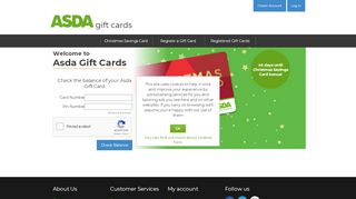 
                            6. Home Page - ASDA Cards