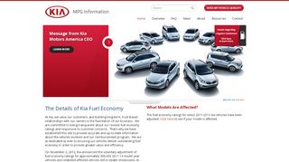 
                            5. Home Page - Kia MPG Info