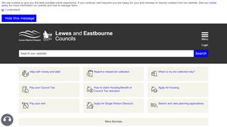 
                            2. Home page - Lewes and Eastbourne Councils