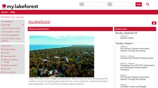
                            5. Home Page | my.lakeforest