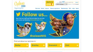 
                            1. Home page - Oxleas NHS Foundation Trust
