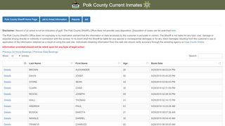 
                            7. Home Page - Polk County Current Inmates - Polk County Iowa