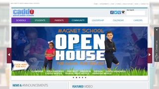 
                            8. Home Page [www.caddoschools.org]