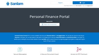 
                            9. Home - Personal Finance Portal (PFP)