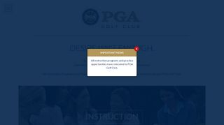 
                            5. Home - PGA | Center for Golf Learning & Performance