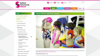 
                            6. Home Portal for Swimming Lessons | Salford Community Leisure