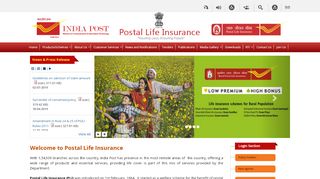 
                            1. Home :: Postal Life Insurance , Goverment Of India