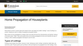 
                            8. Home Propagation of Houseplants