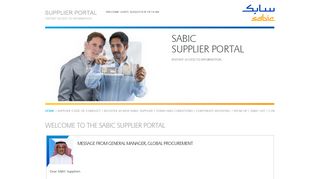 
                            6. Home | SABIC Supplier Portal