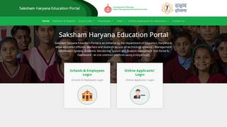 
                            3. Home | Saksham Haryana Education Portal