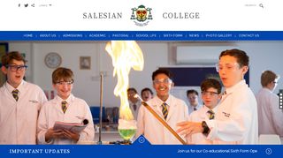 
                            8. Home | Salesian College