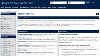 
                            1. Home | Student Services | Portal - Lackawanna College