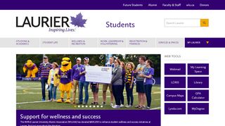 
                            2. Home | Students - Wilfrid Laurier University