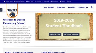 
                            9. Home | Sunset Elementary School - Williamson County Schools