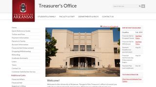 
                            9. Home | Treasurer | University of Arkansas