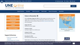 
                            2. Home - UNE Portal for Online Students Student Portal ...