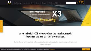 
                            1. Home - untermStrich | Controlling Management Software for ...