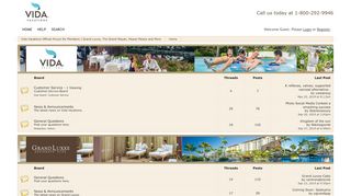 
                            5. Home | Vida Vacations Official Forum for Members | Grand ...