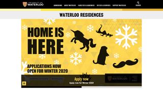 
                            1. Home | Waterloo Residences | University of …