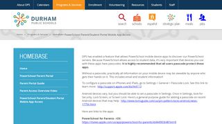 
                            7. HomeBase / PowerSchool Parent/Student Portal Mobile App Access
