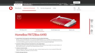 
                            6. HomeBox FRITZ!Box 6490 - WLAN-Router - Vodafone