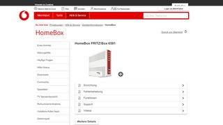 
                            3. HomeBox - Vodafone Kabel Deutschland Kundenportal