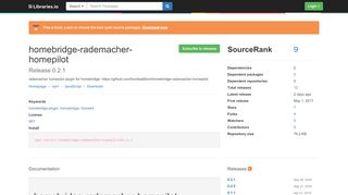 
                            8. homebridge-rademacher-homepilot 0.1.1 on npm - Libraries.io