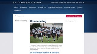 
                            8. Homecoming | Lackawanna College