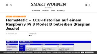 
                            9. HomeMatic – CCU-Historian auf einem Raspberry Pi 3 Model ...