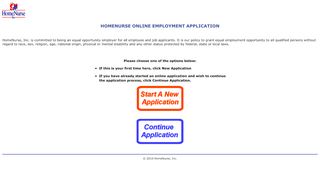 
                            5. HomeNurse, Inc. Employment Application