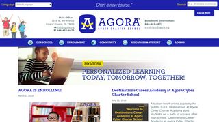 
                            11. Homepage - Agora Cyber Charter School