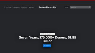 
                            3. Homepage | Boston University